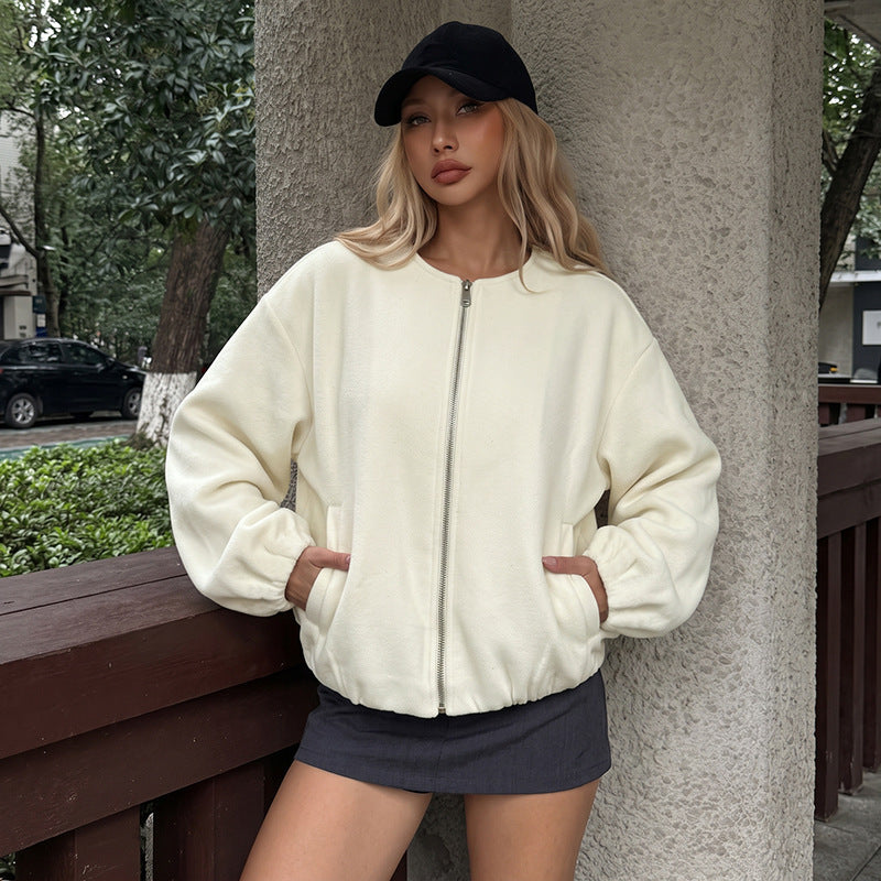 Damen Modische Oversized-Fleecejacke Echo Archiv