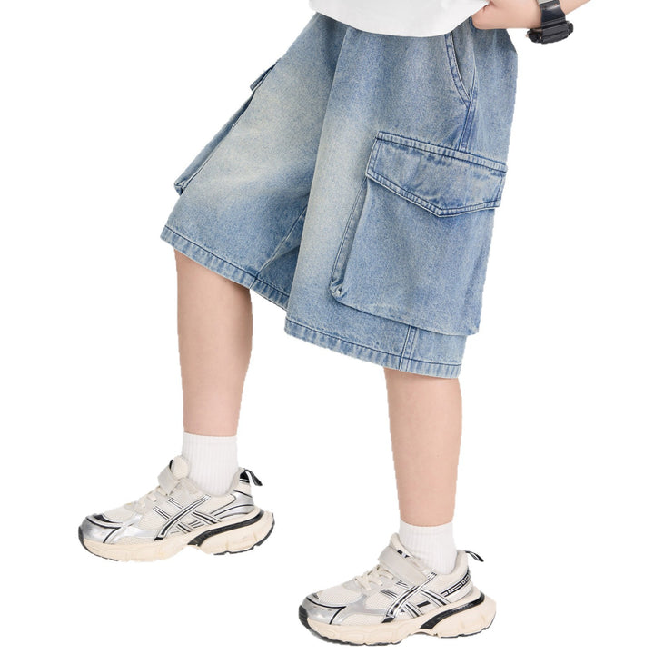 Unisex lässige Cargo-Shorts mit großen Seitentaschen Echo Archiv
