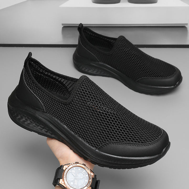 Unisex nan leichter Schlupf-Sneaker mit dreidimensionaler Netzstruktur, ergonomischer Dämpfung und Fersenlasche Echo Archiv