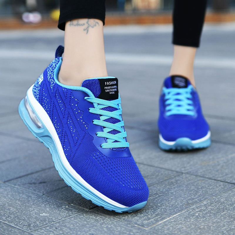 Damen nan atmungsaktive gepolsterte Leichtgewichtslaufschuhe mit Luftpolster Echo Archiv