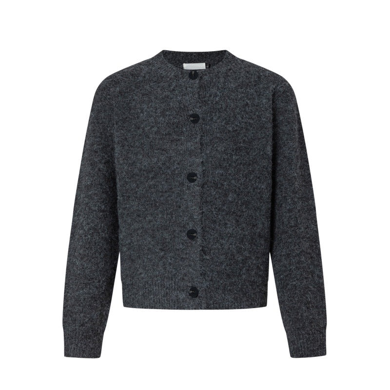 Damen Klassische Strickjacke mit Knopfleiste Echoarchiv