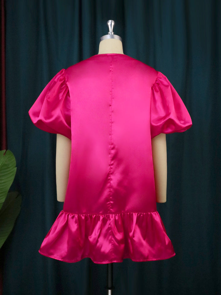Damen Puffärmel Kleid Echo Archiv