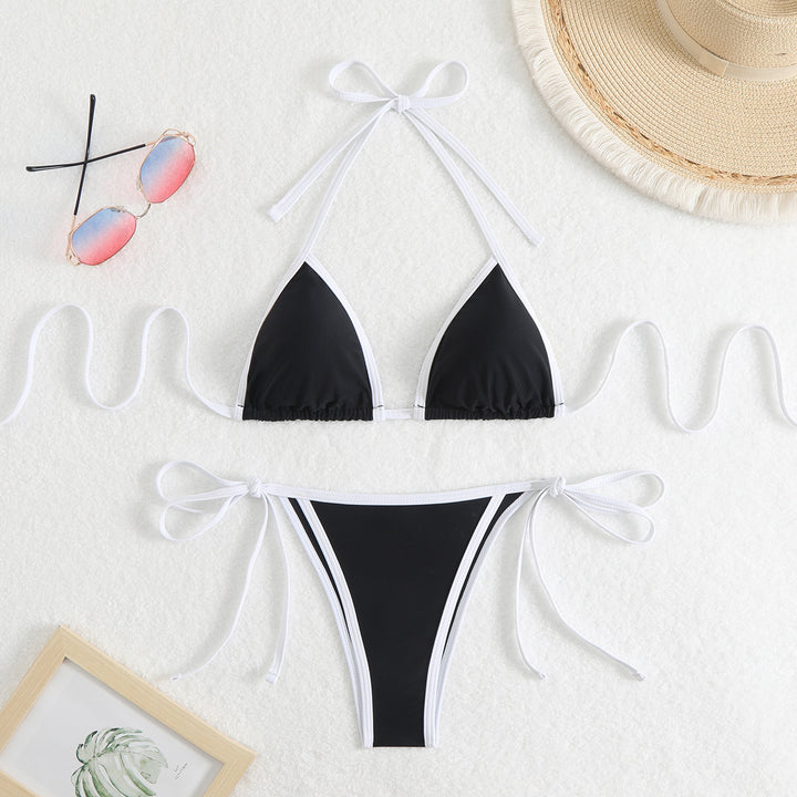 Damen Triangel-Bikini mit verspieltem Bindeband Echo Archiv