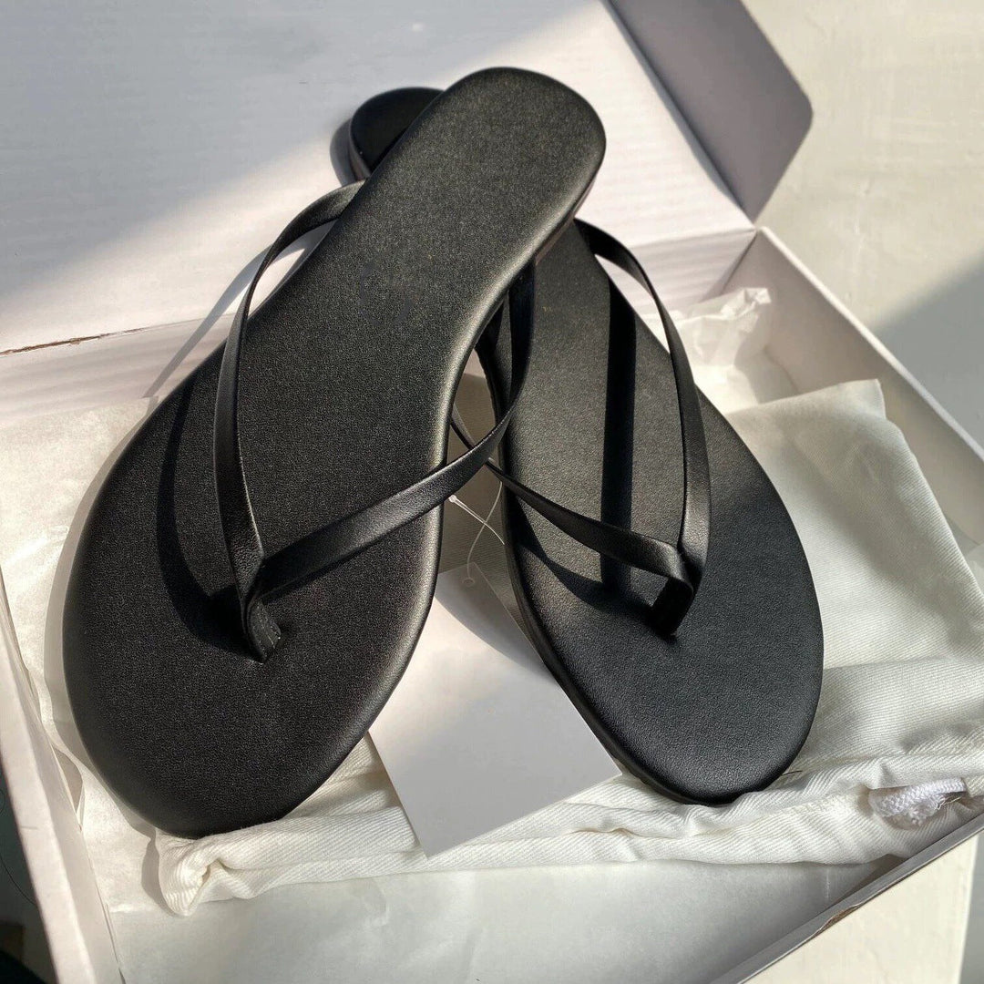 Damen Zehentrenner-Sandalen mit ergonomischem Fußbett und rutschfester Sohle Echoarchiv 1777487412