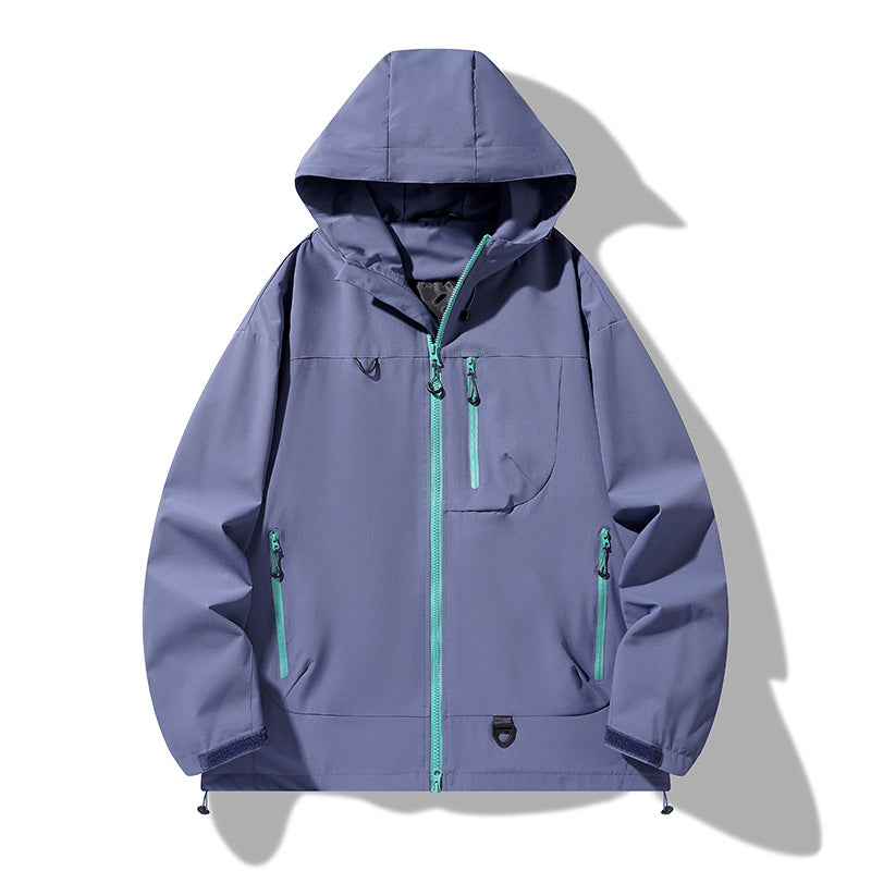 Herren Nano wasserdichte Softshell-Jacke mit geschweißten Nähten, versteckter Brusttasche und verstellbarem Saum – Taviero