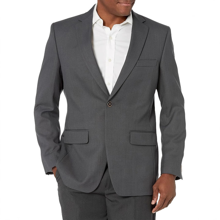 Herren Eleganter Anzugblazer mit feiner Textur und modernem Schnitt Echoarchiv