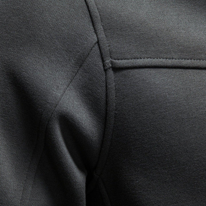 Herren Hochkragen-Sweatshirt mit Halbreißverschluss und Thermofleece-Innenfutter Echoarchiv