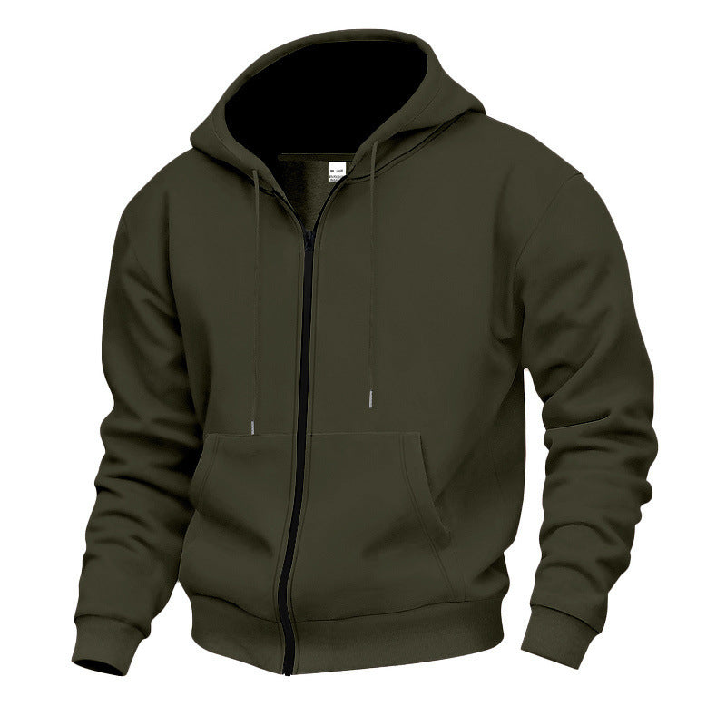 Herren Kapuzenjacke mit praktischen Reißverschlusstaschen und innovative Innenschicht Echoarchiv