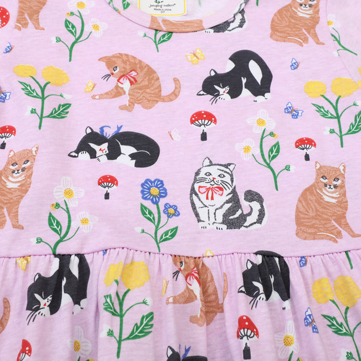 Mädchen T-Shirt Kleid mit kreativem Taschenmotiv Echo Archiv