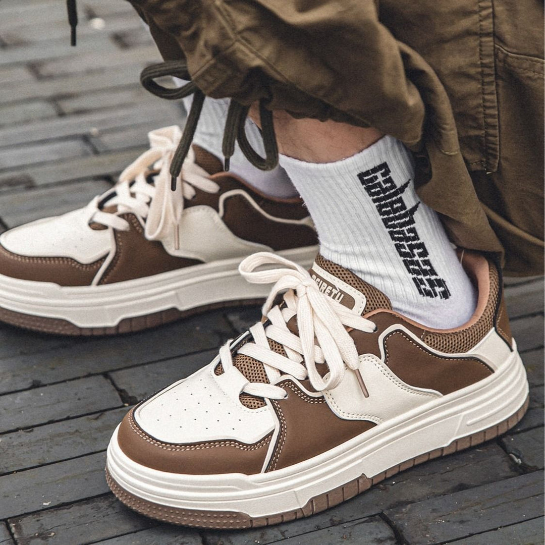 Damen Sportliche Chunky Sneakers mit atmungsaktiver Oberflächenstruktur und flexibler Sohle Echo Archiv
