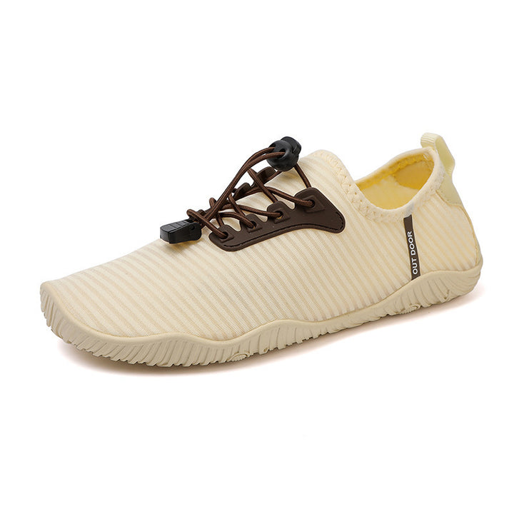 Damen Atmungsaktive Strick-Freizeitschuhe mit rutschfester Flexsohle und Schnell-Lacing Echoarchiv