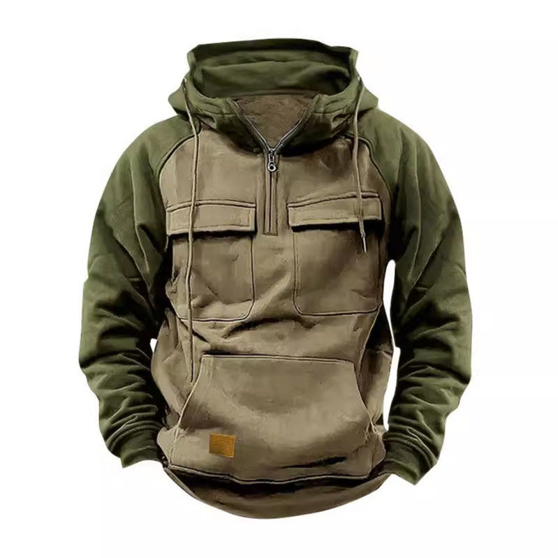 Herren Funktioneller Hoodie mit praktischen Taschen und innovativem Design Echoarchiv