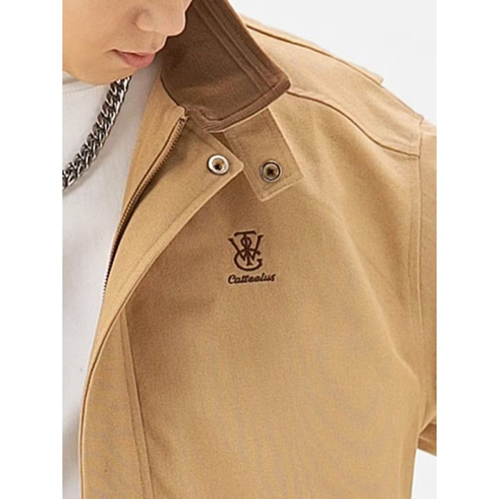 Herren robuste Arbeitsjacke mit multifunktionalen Taschen und elastischen Bündchen Echoarchiv