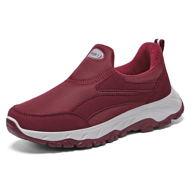 Damen nan leichter Slip-On Walkingsneaker mit elastischem Einstieg, gepolstertem Memory-Fußbett und profilierter rutschfester Laufsohle Echo Archiv