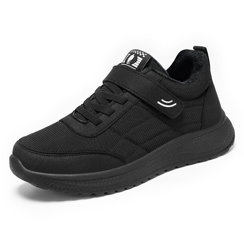 Damen nan gefütterter Komfort-Walking-Sneaker mit niedrigem Schaft, Klettverschluss und stoßabsorbierender EVA-Dämpfung Echo Archiv