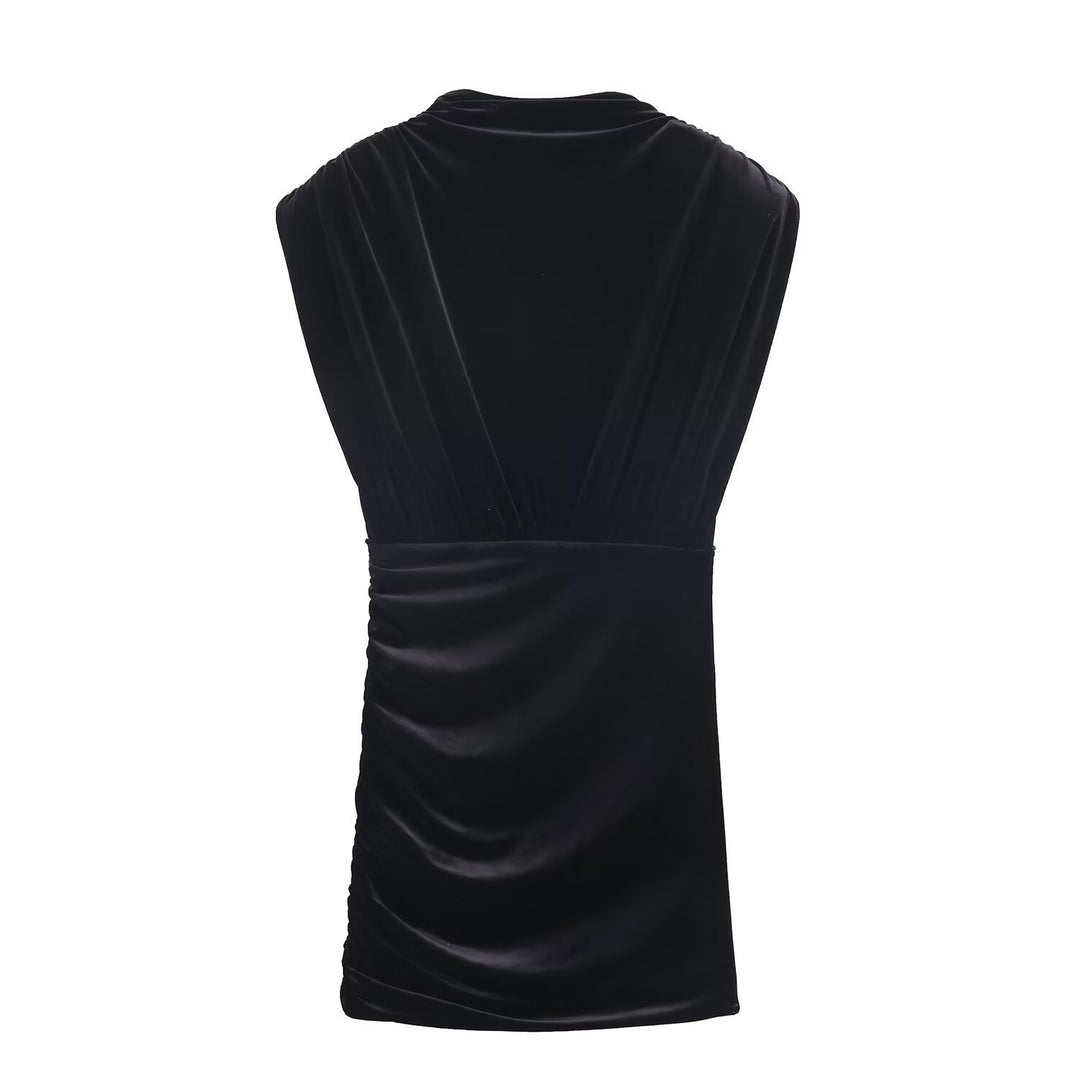 Damen elegantes Top mit Wickeldesign und luxuriöser Drapierung Echo Archiv