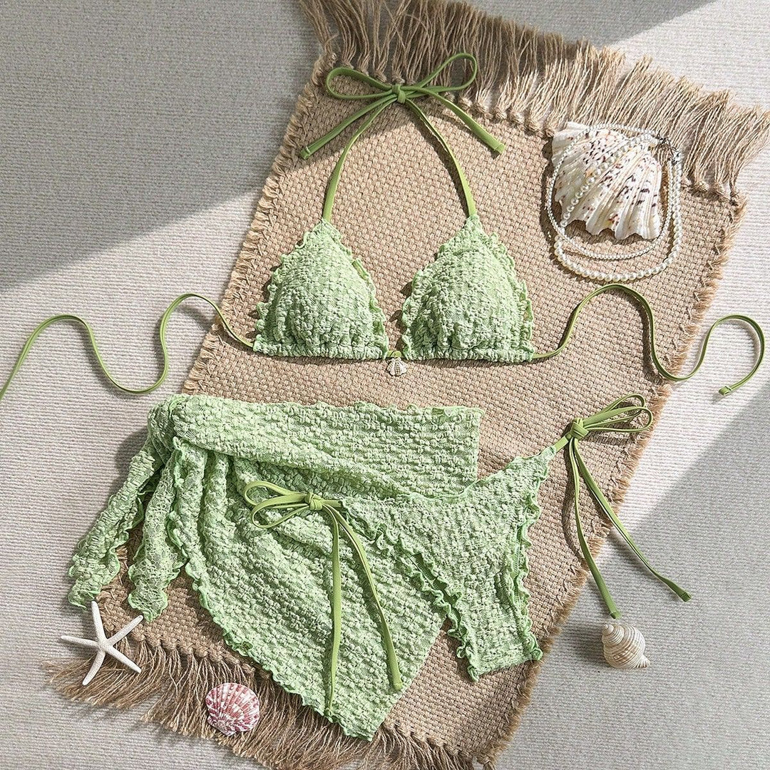 Damen Bikiniset mit Rüschen Echo Archiv