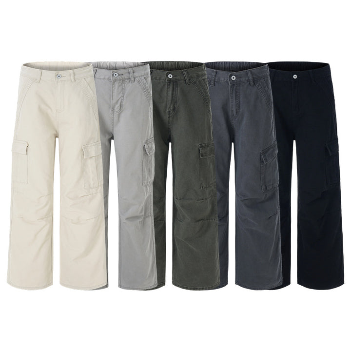 Damen Extraweite utilitaristische Cargohose mit tiefem Schritt und abnehmbarem Schlüsselanhänger Echo Archiv