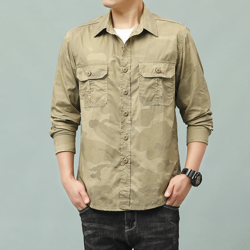 Herren Camouflage-Shirt mit Taschen Echo Archive