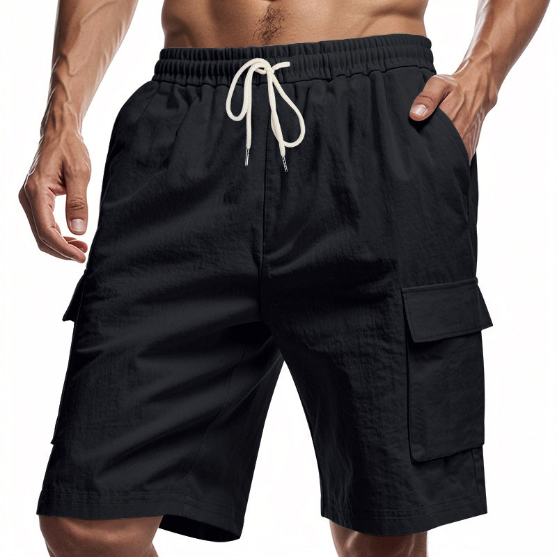 Herren Cargo-Shorts mit mehreren praktischen Taschen und elastischem Bund Echoarchiv