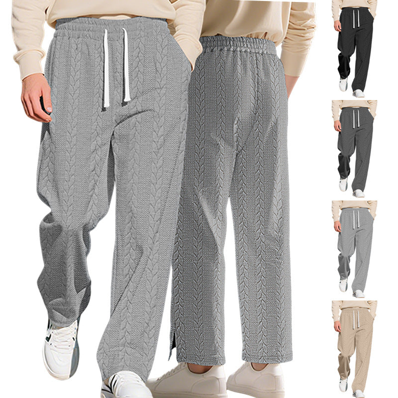 Herren lässige Freizeithosen mit strukturiertem Design Echoarchiv