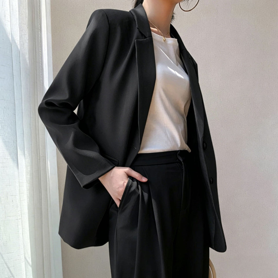 Damen Eleganter und komfortabler Blazer mit Perlendetails Echo Archiv