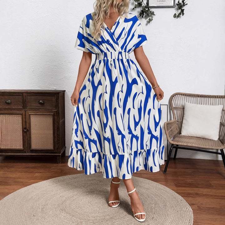 Damen Maxikleid mit fließendem Schnitt Echo Archiv