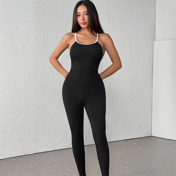 Damen elegante bodenlange Jumpsuit Echo Archiv