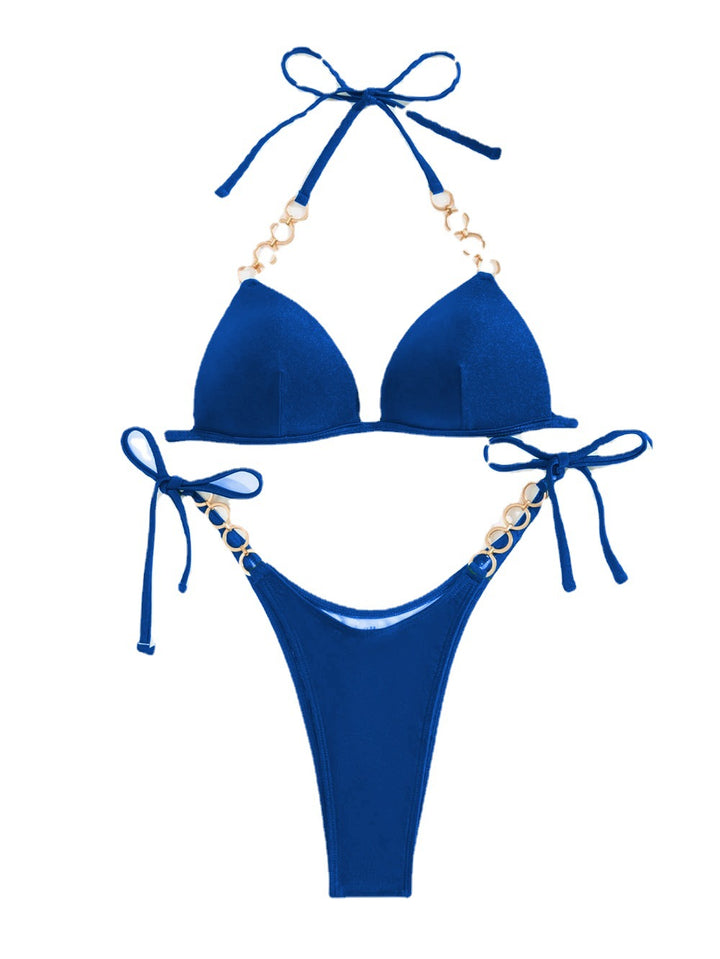 Damen Triangel-Bikini mit eleganten Gold-Details Echo Archiv