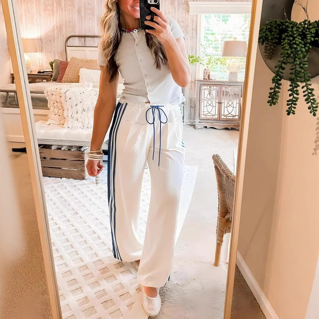 Damen Lässige Sporthose mit seitlichen Streifen Echo Archiv