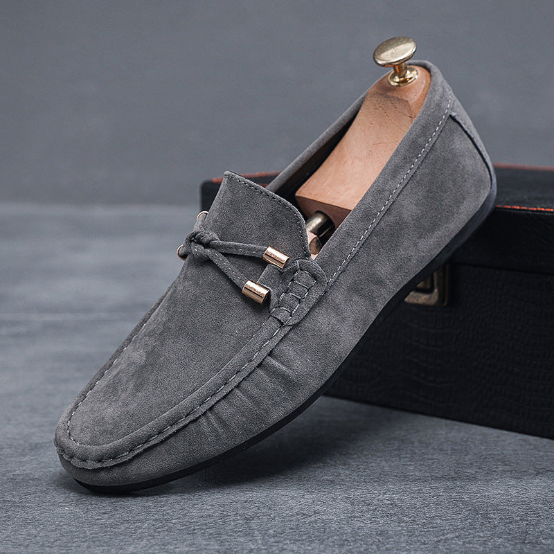 Herren Elegante Mokassins aus weichem Veloursleder – Tavélo