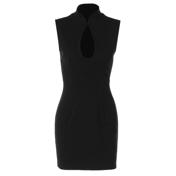 Damen Kleid mit schmalem Schnitt und elegantem Stehkragen Echo Archiv