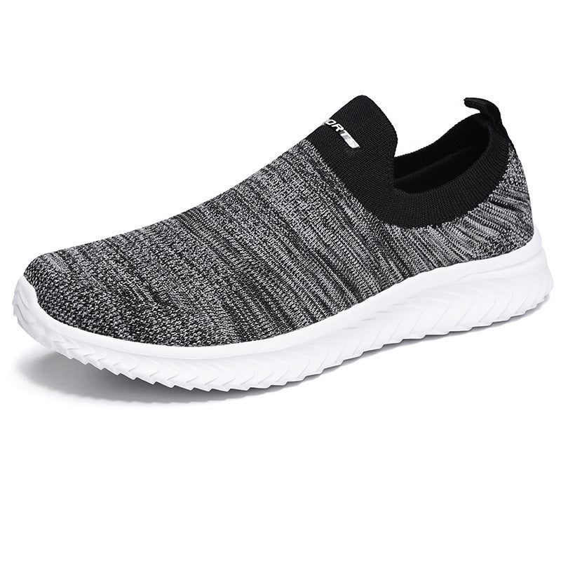 Herren Slip-On Leichte Strick Sneakers Echoarchiv