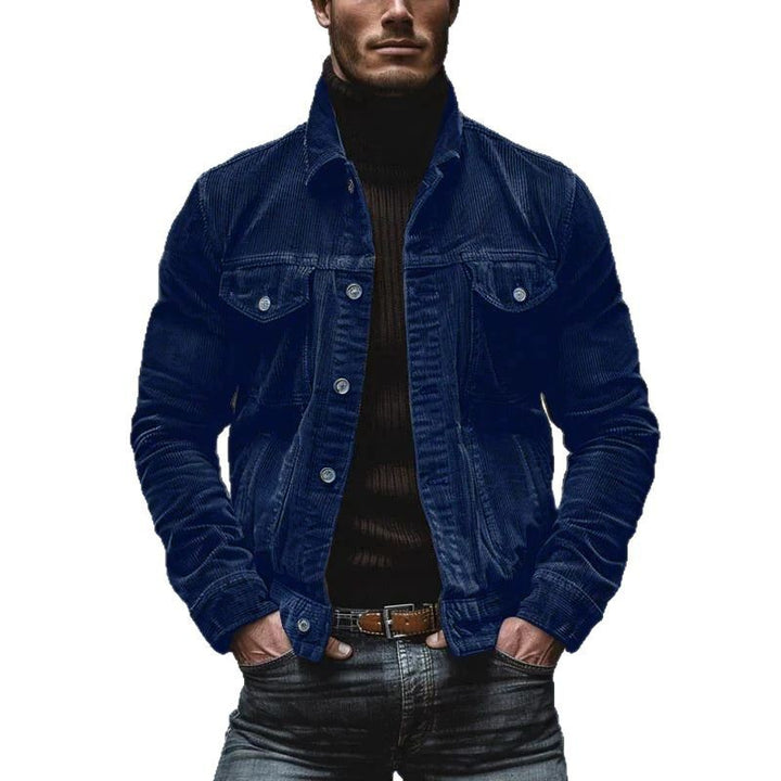 Herren Cordjacke mit klassischem Schnitt und praktischen Brusttaschen Echoarchiv