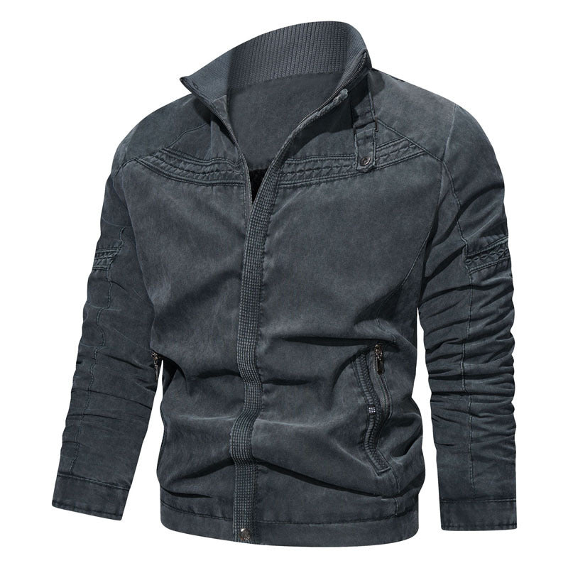 Herren strapazierfähige Übergangsjacke mit hochwertiger Steppung und praktischen Reißverschlusstaschen Echoarchiv