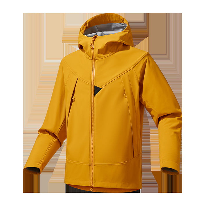 Herren Leichte Softshell‑Hoodiejacke mit winddichter atmungsaktiver Membran und ergonomischem Schnitt Echo Archiv