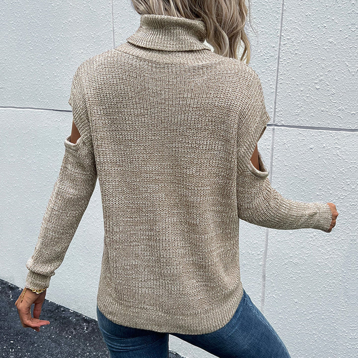 Damen Lässiger Strickpullover mit Cut-Out-Ärmeln Echo Archiv