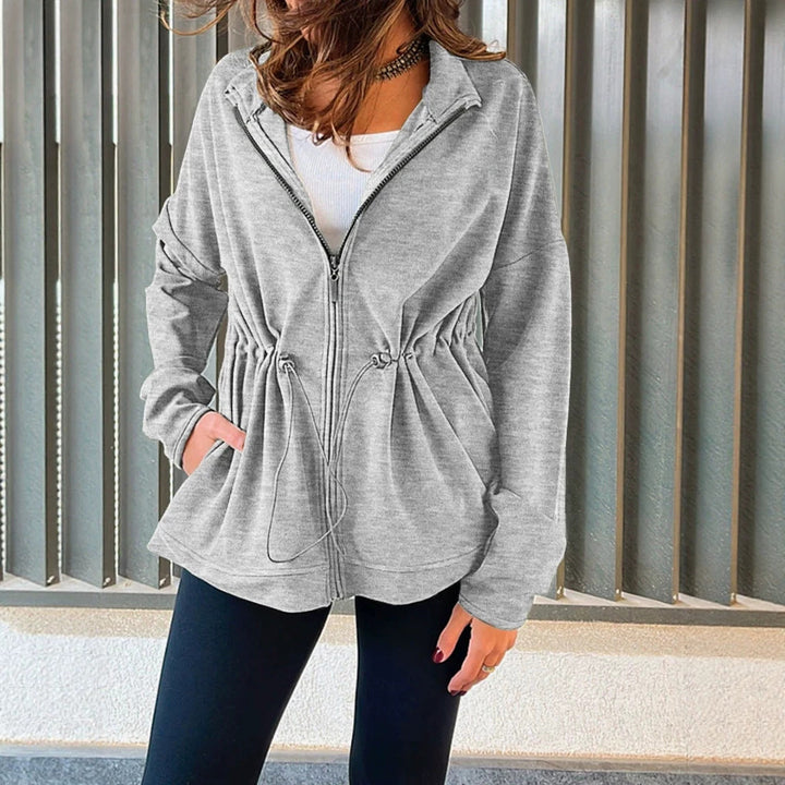 Damen Modische Sportjacke mit Taillenregulierung Echo Archiv
