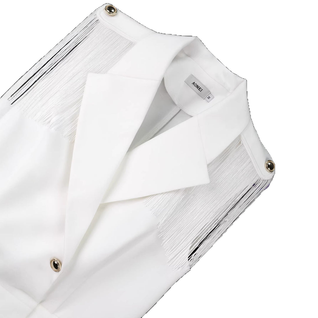 Damen Fransen-Kleid im eleganten Blazer-Stil Echo Archiv