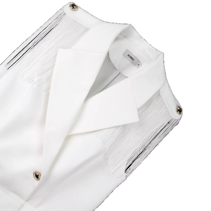 Damen Fransen-Kleid im eleganten Blazer-Stil Echo Archiv