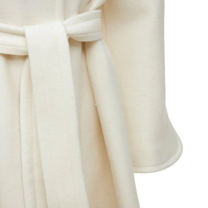 Damen Wollmix-Mantel im Kimono-Schnitt mit Bindegürtel und verdeckter Knopfleiste Echoarchiv
