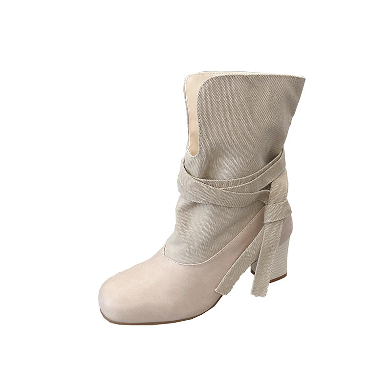 Damen Elegante und Bequeme Stiefeletten mit Riemen Echo Archiv