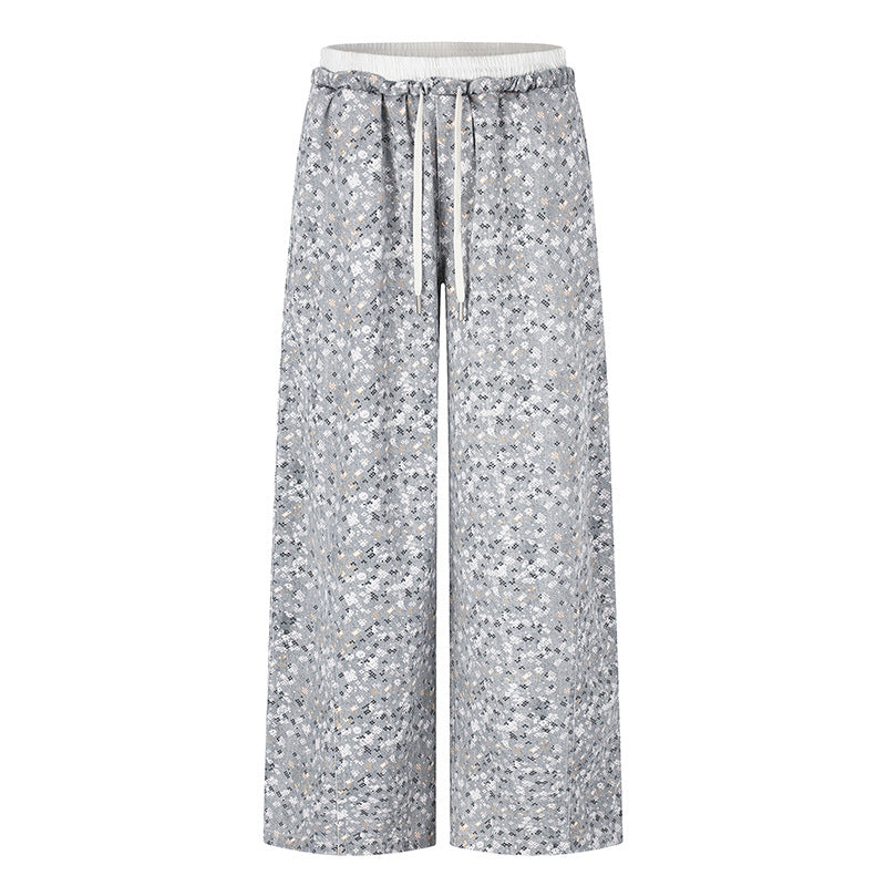 Damen Palazzo‑Glitzerhose mit elastischem Bund und Kordelzug Echoarchiv