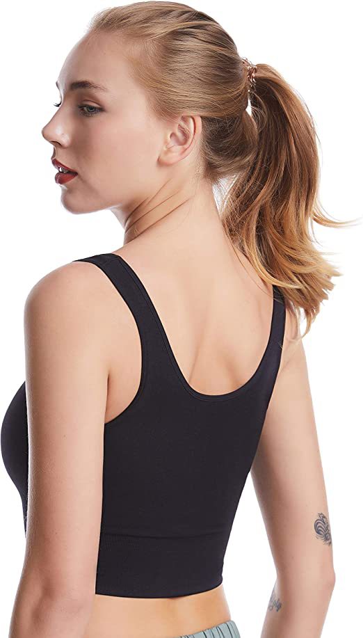 Damen Sportliches Cropped Top Echo Archiv