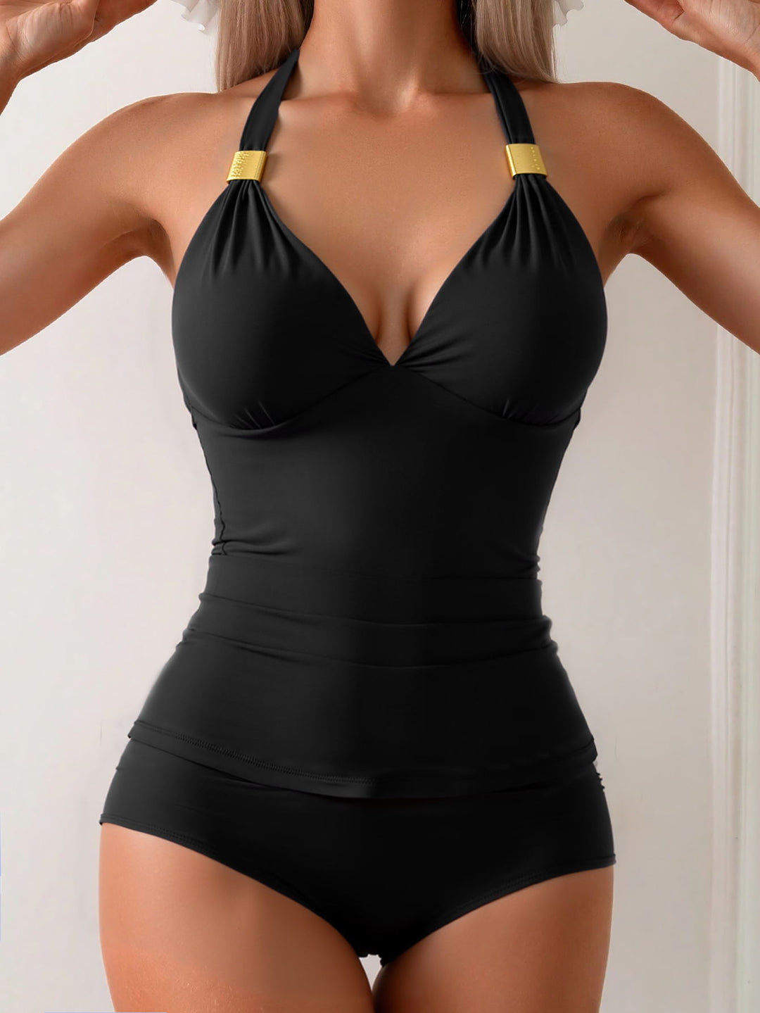 Damen Tankini mit elegantem Halterneck-Design Echo Archiv