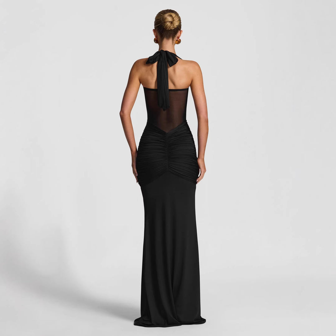 Damen Elegantes Abendkleid mit figurbetontem Schnitt und raffinierten Drapierungen Echo Archiv