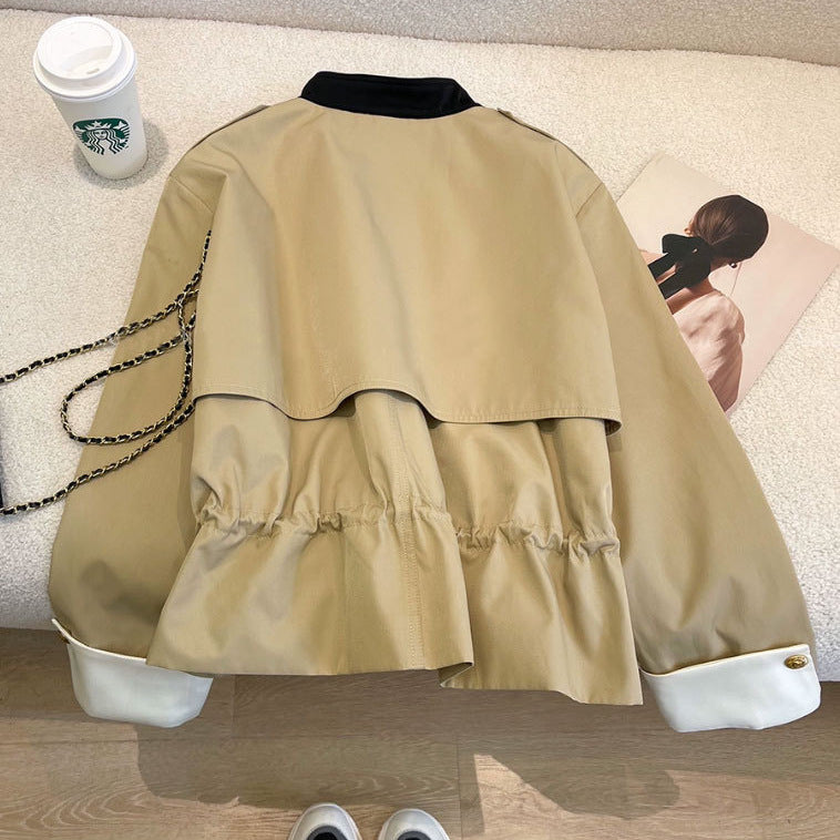 Damen Modische Jacke mit verschließbarer Front Echoarchiv