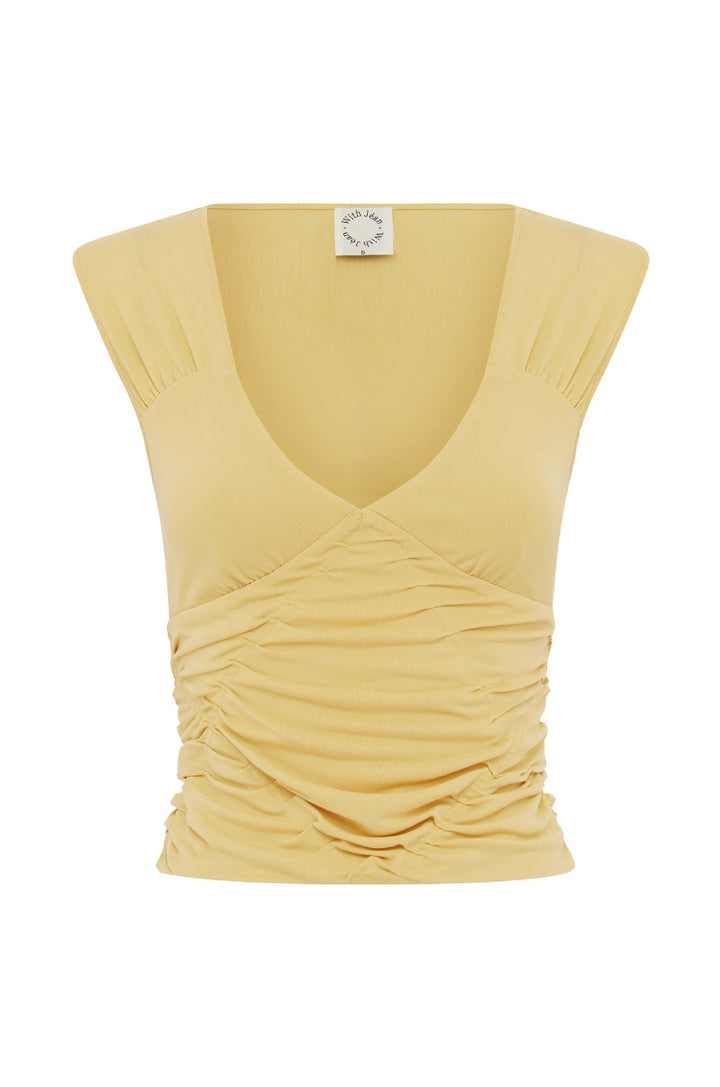 Damen Wickel-Top mit Raffungen Echo Archiv