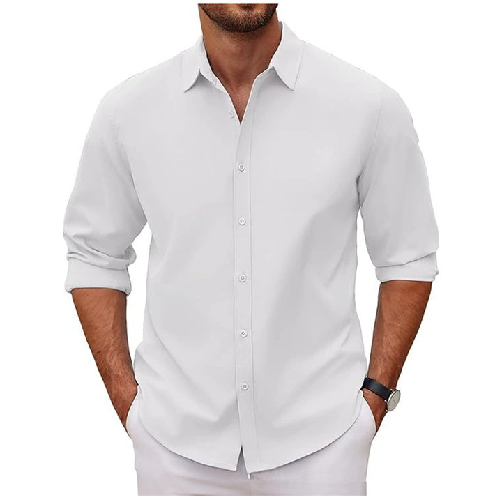 Herren Baumwollhemd mit elegantem Schnitt und modernen Details Echoarchiv