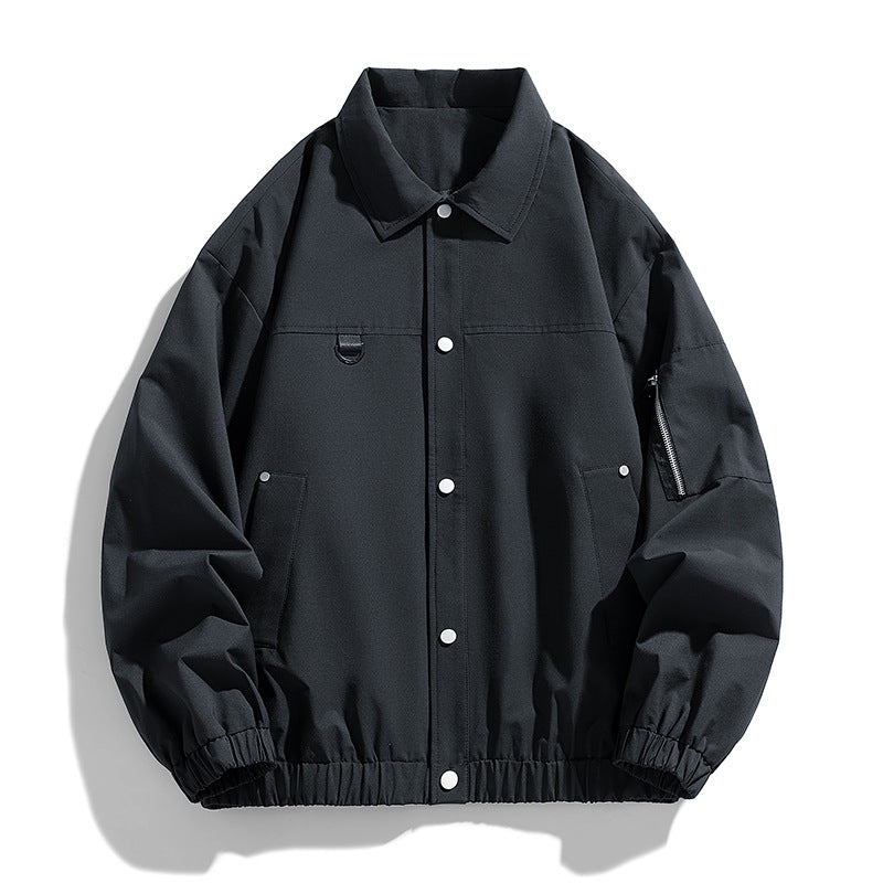 Herren lässige Übergangsjacke mit funktionalem Design Echoarchiv